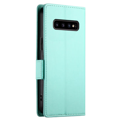 Samsung Galaxy S10 Magnetic Leather Wallet Case with Card Slots, Stand Function & Full Protection