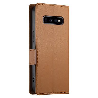 Samsung Galaxy S10 Magnetic Leather Wallet Case with Card Slots, Stand Function & Full Protection