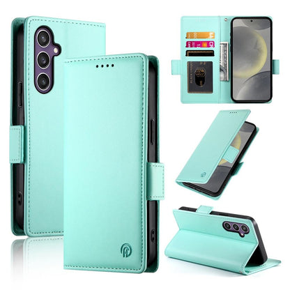 Samsung Galaxy S25 5G Magnetic Leather Wallet Case with Card Slots, Stand Function & Full Protection