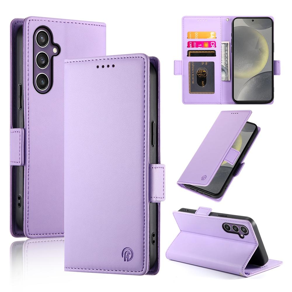 Samsung Galaxy S25 5G Magnetic Leather Wallet Case with Card Slots, Stand Function & Full Protection