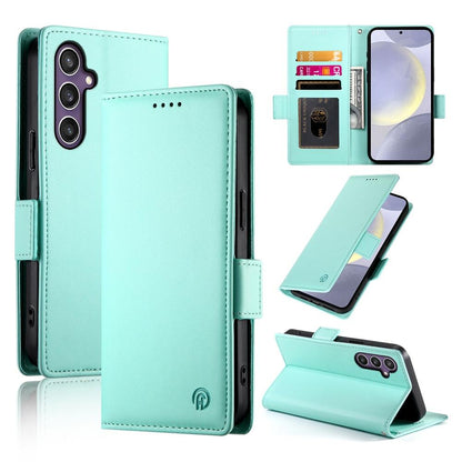 Samsung Galaxy S25+ 5G Magnetic Leather Wallet Case with Card Slots, Stand Function & Full Protection