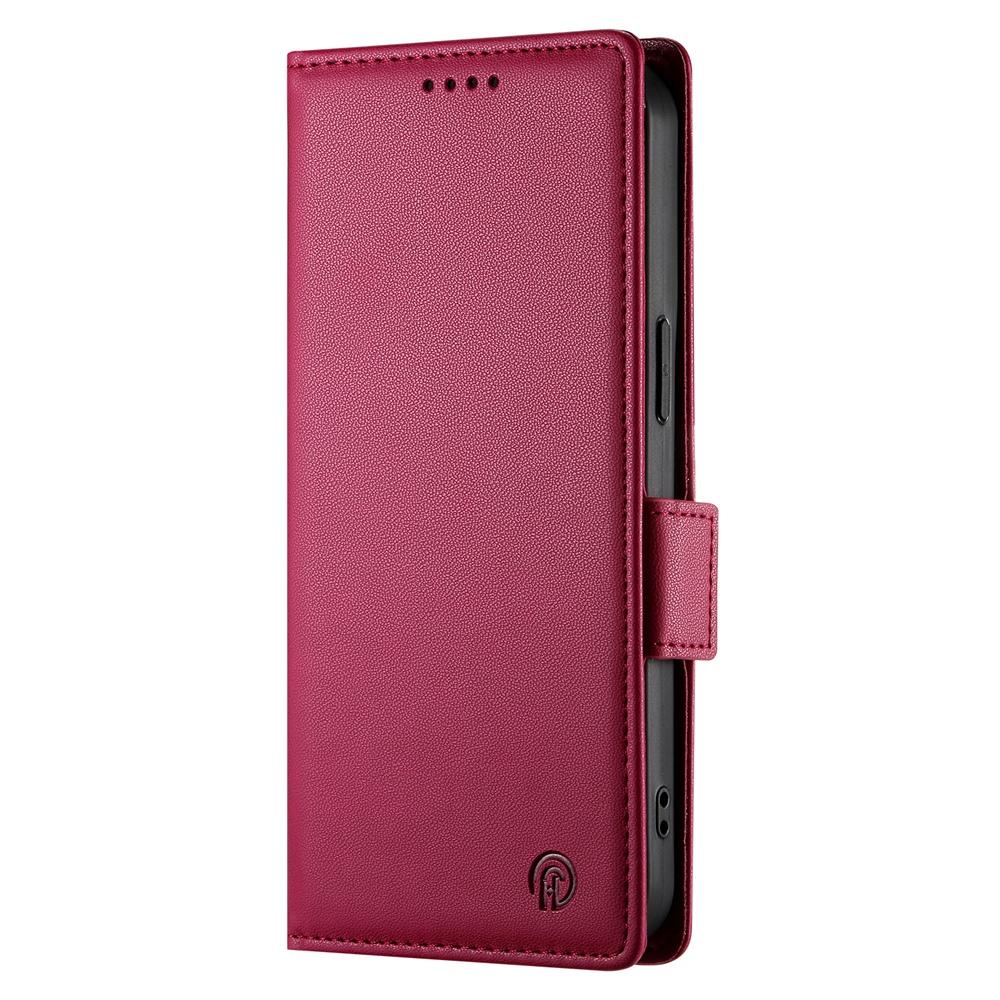 Samsung Galaxy S25 Ultra 5G Magnetic Leather Wallet Case with Card Slots, Stand Function & Full Protection