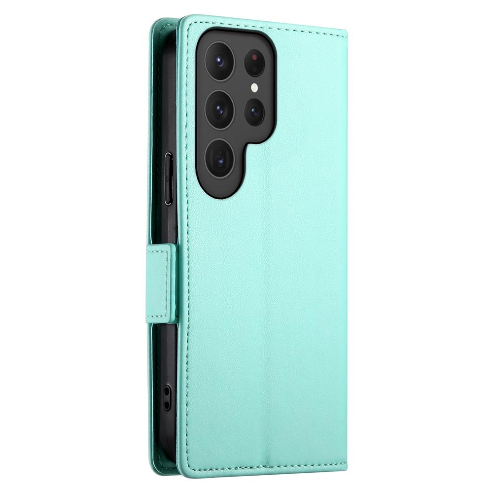 Samsung Galaxy S25 Ultra 5G Magnetic Leather Wallet Case with Card Slots, Stand Function & Full Protection