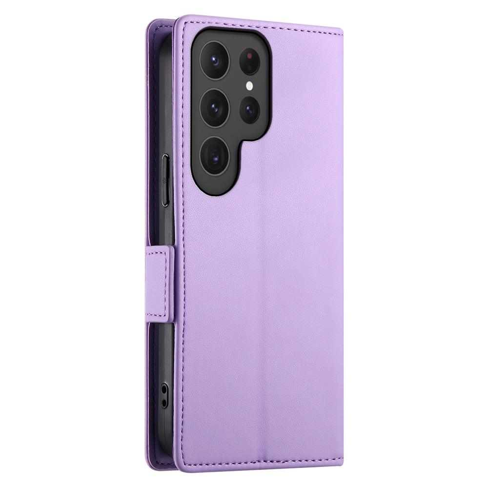 Samsung Galaxy S25 Ultra 5G Magnetic Leather Wallet Case with Card Slots, Stand Function & Full Protection