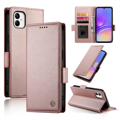 Samsung Galaxy A05 Magnetic Leather Wallet Case with Card Slots, Stand Function & Full Protection