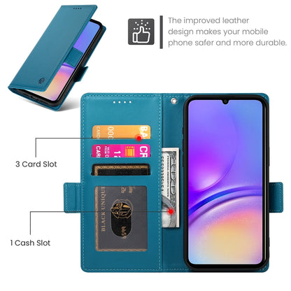 Samsung Galaxy A05 Magnetic Leather Wallet Case with Card Slots, Stand Function & Full Protection