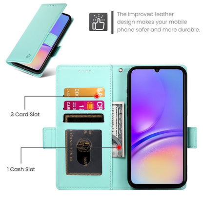 Samsung Galaxy A05 Magnetic Leather Wallet Case with Card Slots, Stand Function & Full Protection