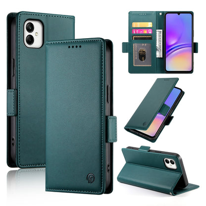 Samsung Galaxy A05 Magnetic Leather Wallet Case with Card Slots, Stand Function & Full Protection