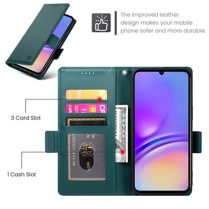 Samsung Galaxy A05 Magnetic Leather Wallet Case with Card Slots, Stand Function & Full Protection