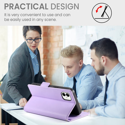 Samsung Galaxy A05 Magnetic Leather Wallet Case with Card Slots, Stand Function & Full Protection