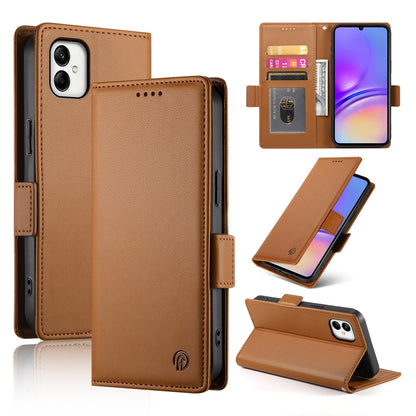 Samsung Galaxy A05 Magnetic Leather Wallet Case with Card Slots, Stand Function & Full Protection