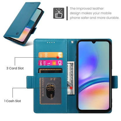 Samsung Galaxy A05s Magnetic Leather Wallet Case with Card Slots, Stand Function & Full Protection