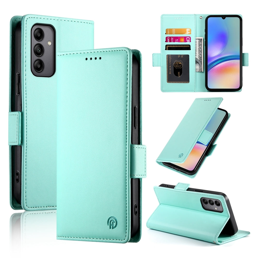 Samsung Galaxy A05s Magnetic Leather Wallet Case with Card Slots, Stand Function & Full Protection