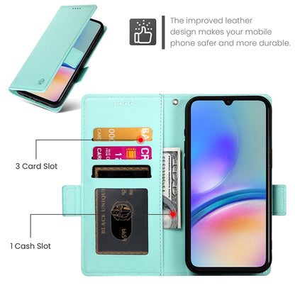 Samsung Galaxy A05s Magnetic Leather Wallet Case with Card Slots, Stand Function & Full Protection