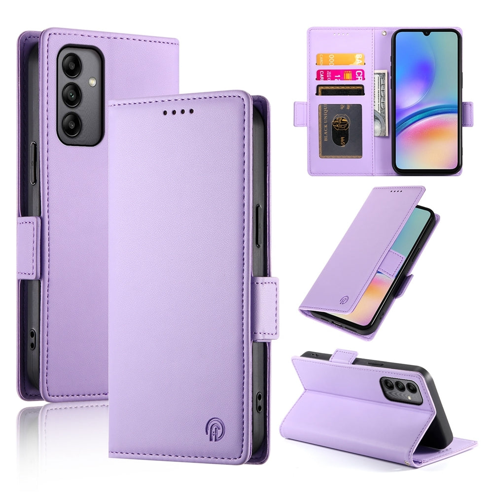 Samsung Galaxy A05s Magnetic Leather Wallet Case with Card Slots, Stand Function & Full Protection