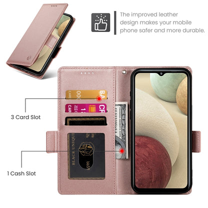Samsung Galaxy A12 5G Magnetic Leather Wallet Case with Card Slots, Stand Function & Full Protection
