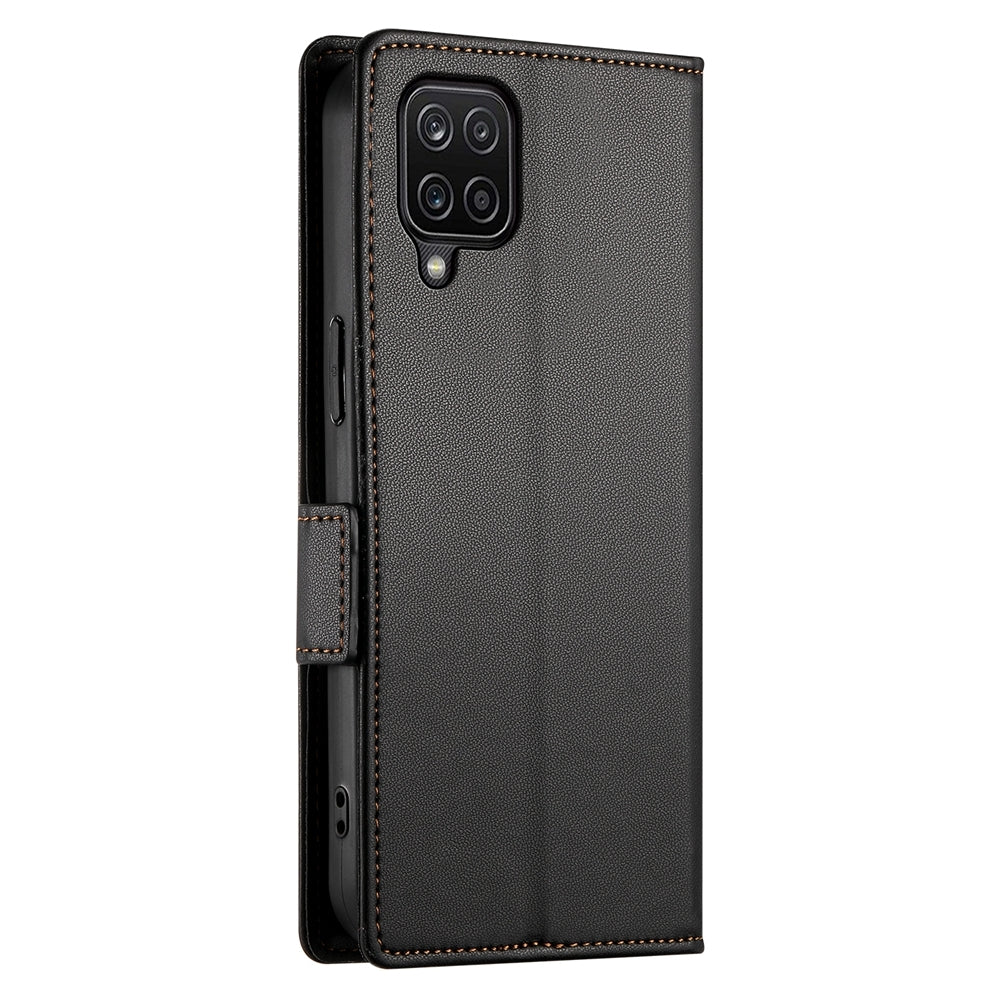 Samsung Galaxy A12 5G Magnetic Leather Wallet Case with Card Slots, Stand Function & Full Protection