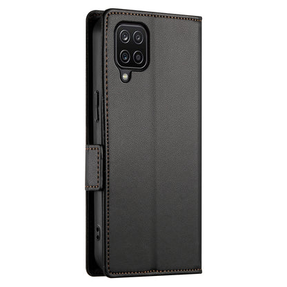 Samsung Galaxy M12 Magnetic Leather Wallet Case with Card Slots, Stand Function & Full Protection