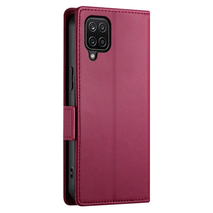 Samsung Galaxy M12 Magnetic Leather Wallet Case with Card Slots, Stand Function & Full Protection