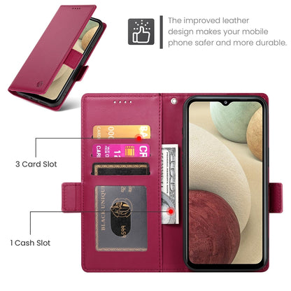 Samsung Galaxy A12 5G Magnetic Leather Wallet Case with Card Slots, Stand Function & Full Protection