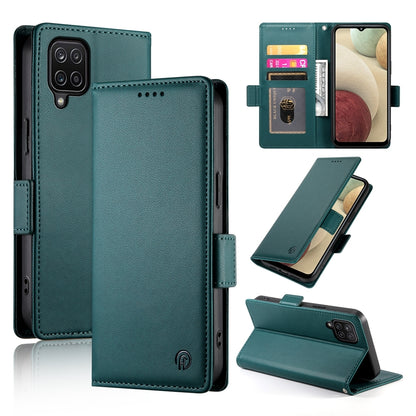 Samsung Galaxy M12 Magnetic Leather Wallet Case with Card Slots, Stand Function & Full Protection