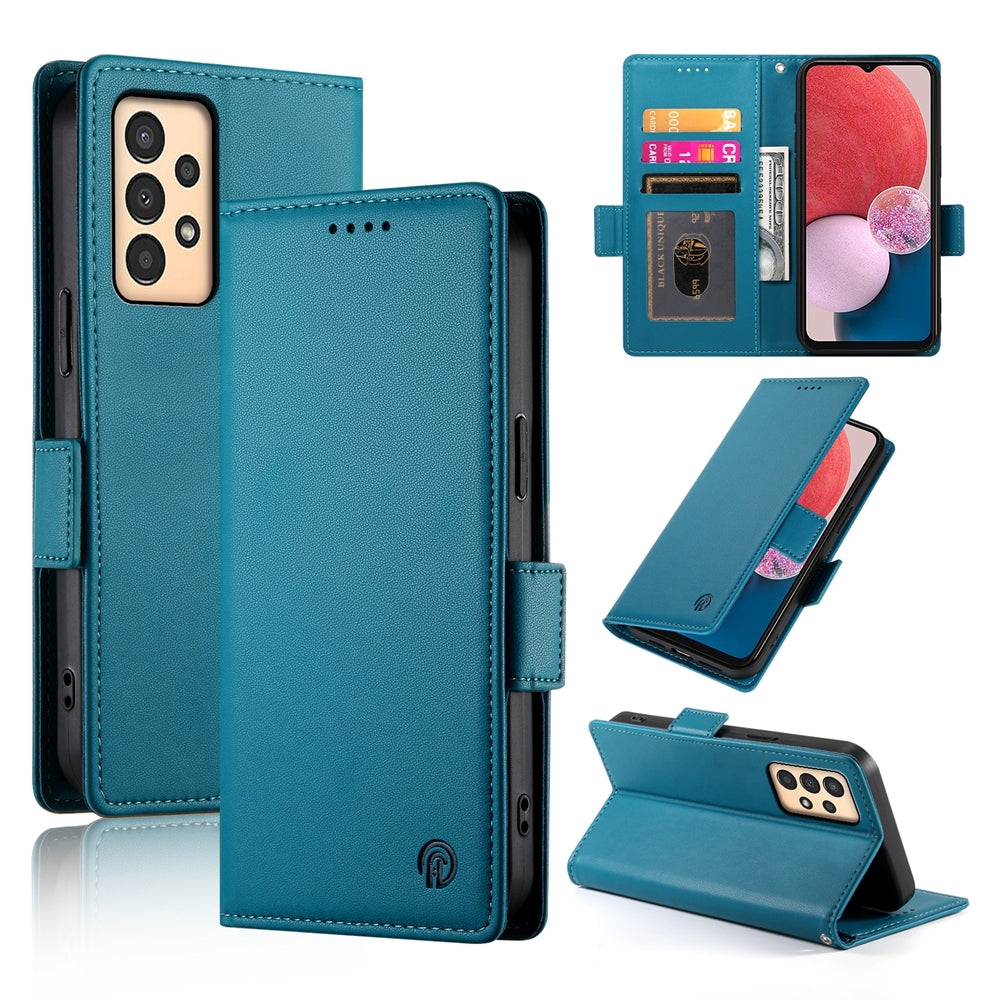 Samsung Galaxy A04s Magnetic Leather Wallet Case with Card Slots, Stand Function & Full Protection