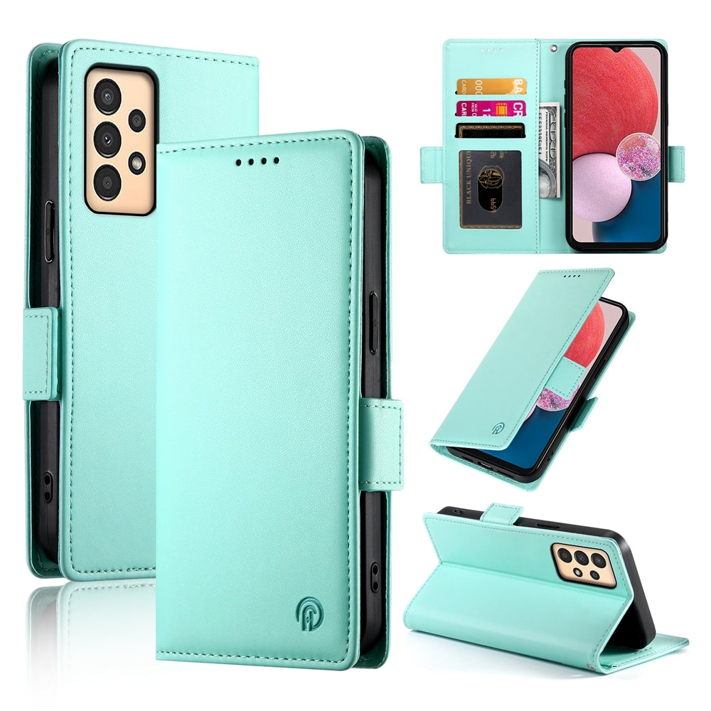 Samsung Galaxy A13 4G/5G Magnetic Leather Wallet Case with Card Slots, Stand Function & Full Protection