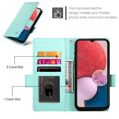 Samsung Galaxy A04s Magnetic Leather Wallet Case with Card Slots, Stand Function & Full Protection
