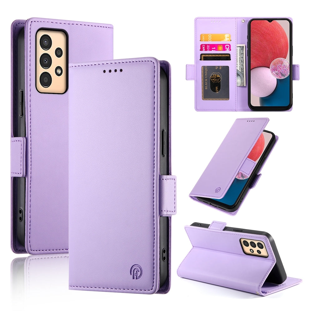 Samsung Galaxy A13 4G/5G Magnetic Leather Wallet Case with Card Slots, Stand Function & Full Protection