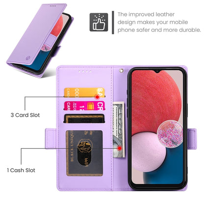 Samsung Galaxy A13 4G/5G Magnetic Leather Wallet Case with Card Slots, Stand Function & Full Protection