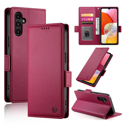 Samsung Galaxy A14 4G/5G Magnetic Leather Wallet Case with Card Slots, Stand Function & Full Protection
