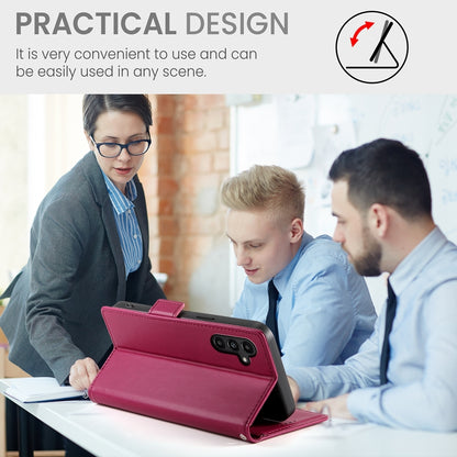 Samsung Galaxy A14 4G/5G Magnetic Leather Wallet Case with Card Slots, Stand Function & Full Protection