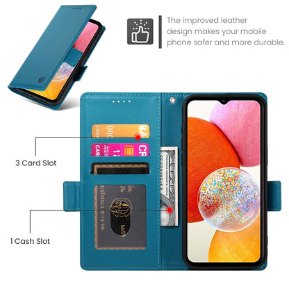 Samsung Galaxy A14 4G/5G Magnetic Leather Wallet Case with Card Slots, Stand Function & Full Protection