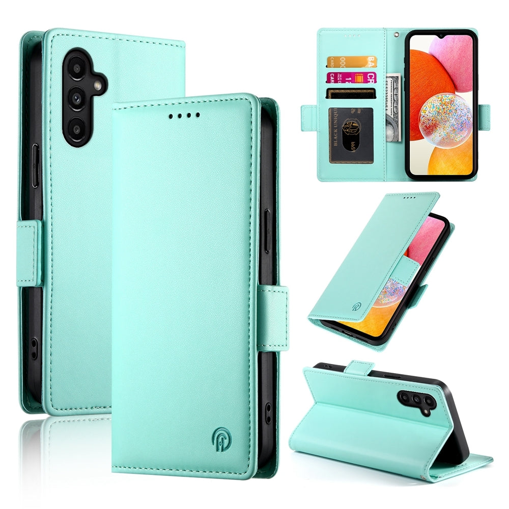 Samsung Galaxy A14 4G/5G Magnetic Leather Wallet Case with Card Slots, Stand Function & Full Protection