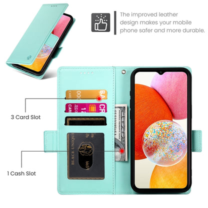 Samsung Galaxy A14 4G/5G Magnetic Leather Wallet Case with Card Slots, Stand Function & Full Protection
