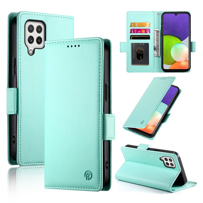 Samsung Galaxy A22 4G Magnetic Leather Wallet Case with Card Slots, Stand Function & Full Protection