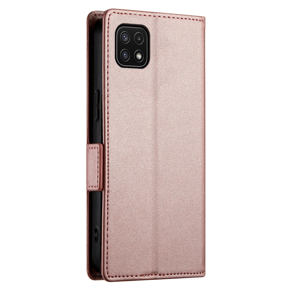 Samsung Galaxy F42 5G Magnetic Leather Wallet Case with Card Slots, Stand Function & Full Protection