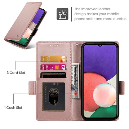 Samsung Galaxy F42 5G Magnetic Leather Wallet Case with Card Slots, Stand Function & Full Protection