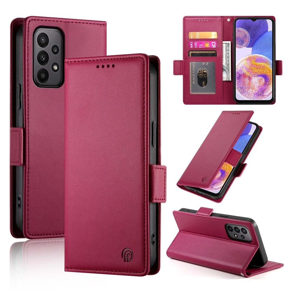 Samsung Galaxy A23 4G/5G Magnetic Leather Wallet Case with Card Slots, Stand Function & Full Protection