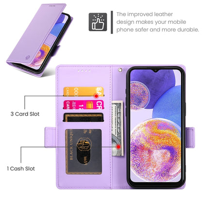 Samsung Galaxy A23 4G/5G Magnetic Leather Wallet Case with Card Slots, Stand Function & Full Protection