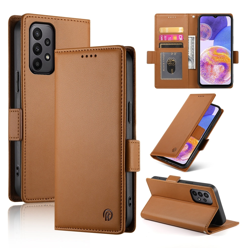 Samsung Galaxy A23 4G/5G Magnetic Leather Wallet Case with Card Slots, Stand Function & Full Protection
