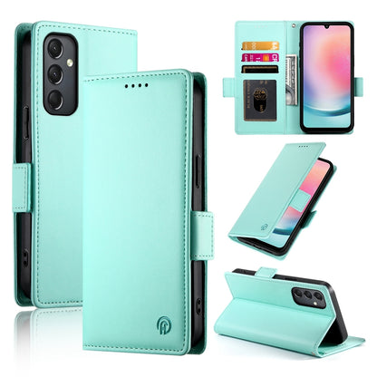 Samsung Galaxy A24 4G Global Magnetic Leather Wallet Case with Card Slots, Stand Function & Full Protection