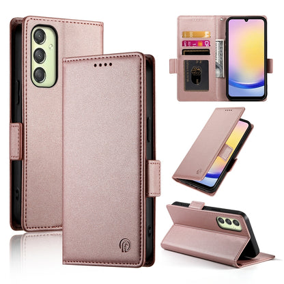 Samsung Galaxy A25 5G Global Magnetic Leather Wallet Case with Card Slots, Stand Function & Full Protection