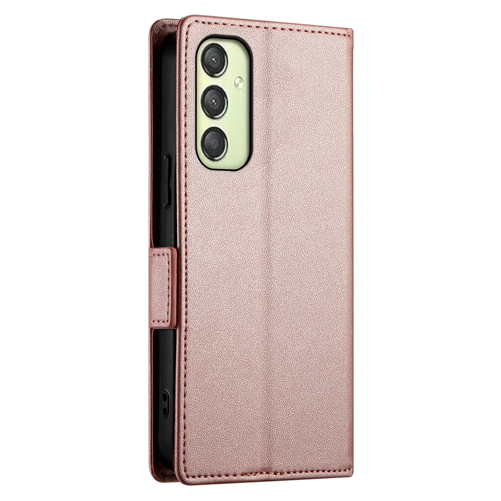 Samsung Galaxy A25 5G Global Magnetic Leather Wallet Case with Card Slots, Stand Function & Full Protection
