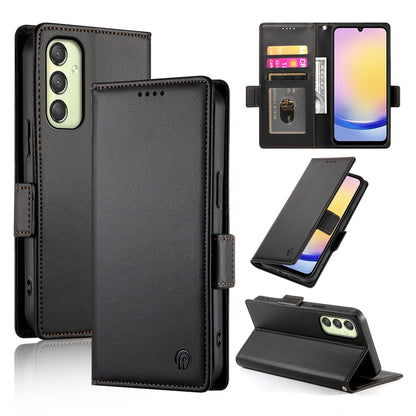 Samsung Galaxy A25 5G Global Magnetic Leather Wallet Case with Card Slots, Stand Function & Full Protection