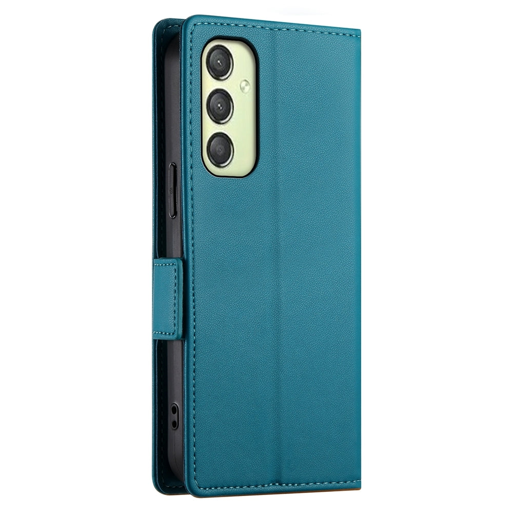 Samsung Galaxy A25 5G Global Magnetic Leather Wallet Case with Card Slots, Stand Function & Full Protection