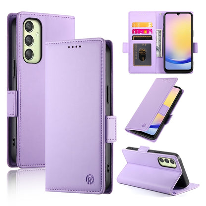 Samsung Galaxy A25 5G Global Magnetic Leather Wallet Case with Card Slots, Stand Function & Full Protection