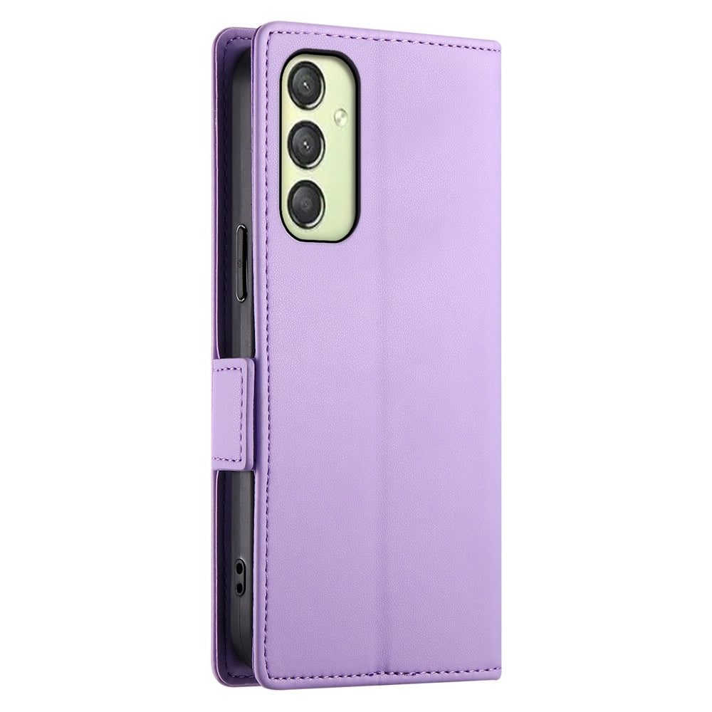 Samsung Galaxy A25 5G Global Magnetic Leather Wallet Case with Card Slots, Stand Function & Full Protection