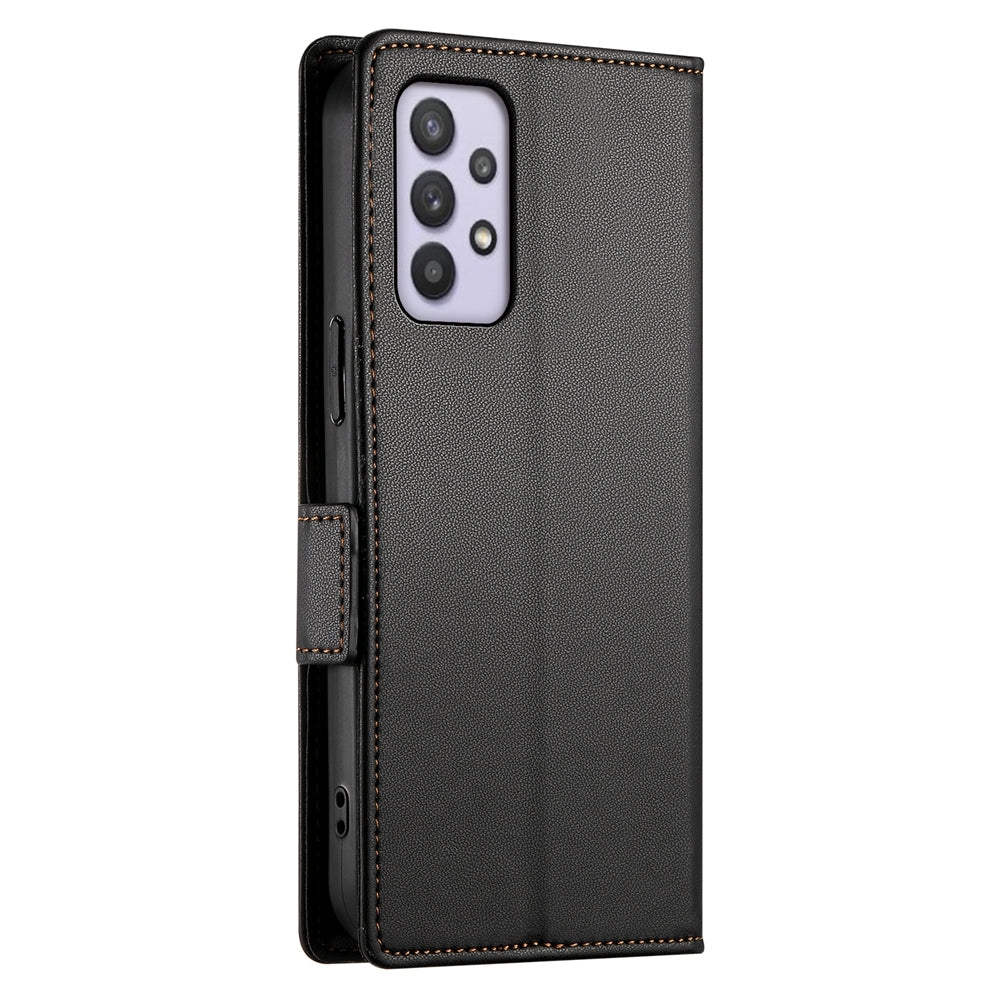 Samsung Galaxy M32 5G Magnetic Leather Wallet Case with Card Slots, Stand Function & Full Protection