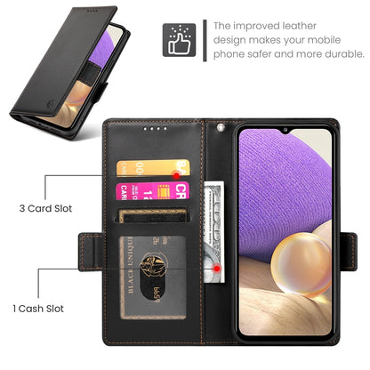 Samsung Galaxy A32 5G Magnetic Leather Wallet Case with Card Slots, Stand Function & Full Protection